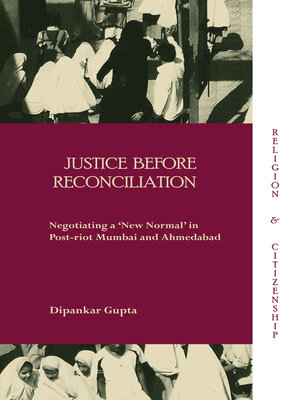cover image of Justice before Reconciliation